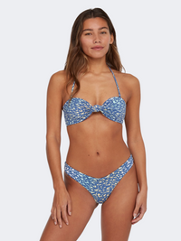 Oneill Knot Bandeau Matira Women Beach Bikini Set Yellow/Blue