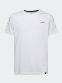 La Sportiva Back Logo Men Climbing T-Shirt White