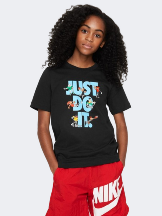 Nike Sportswear Jdi Boys Lifestyle T-Shirt Black/Blue