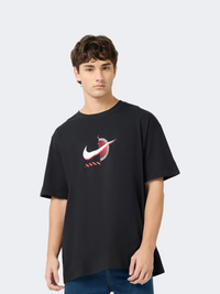 Nike Fly Above Club F1 Standard Oversized Men Basketball T-Shirt Black