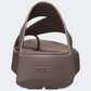 Crocs Getaway Platform Toe Loop Women Lifestyle Slippers Truffle