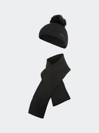 Top Ten Stylish Kids Lifestyle Pom Beanie+Scarf Black