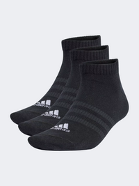 Adidas Thin And Light Sportswear Low-Cut 3 Pairs Unisex Sportswear Sock Black/White