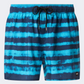 Oakley Blur Stripes Rc 16 Inch Men Beach Swim Short Blue