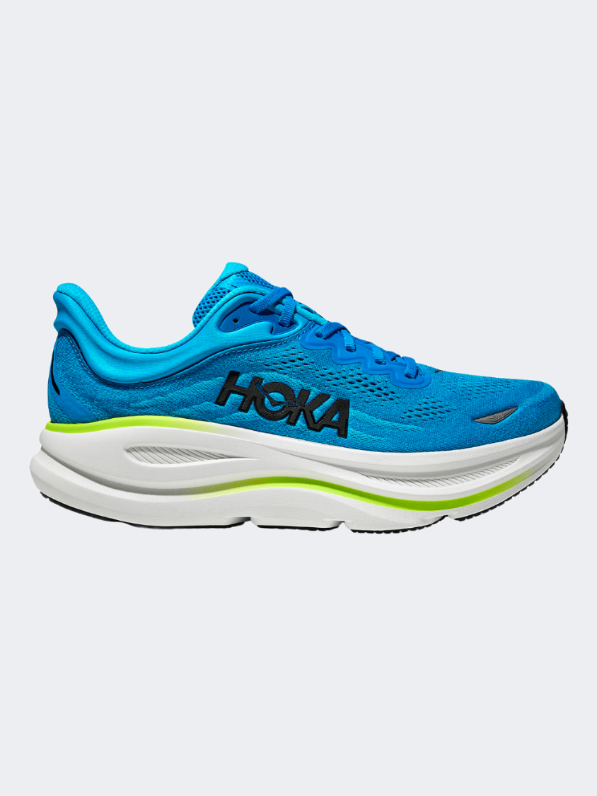 Hoka Bondi 9 Men Running Shoes Skyward Blue