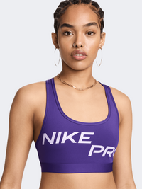 Nike Pro Swoosh Women Training Bra Purple/White
