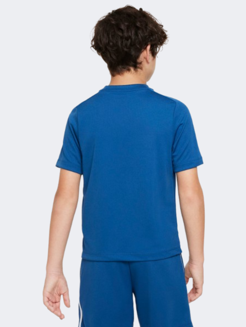 Nike Multi Plus Boys Lifestyle T-Shirt Blue/White