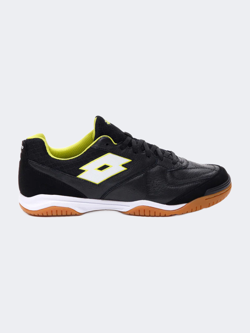 Lotto Tacto 200 V Id Men Indoor Shoes Black/White/Yellow