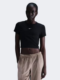 Nike Sportswear Chill Knit Women Lifestyle T-Shirt Black/Sail