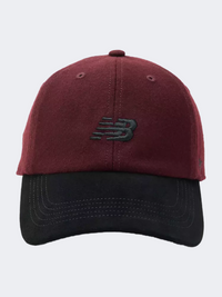 New Balance 47 Wool Suede Clean Up Unisex Lifestyle Cap Cherry Leather