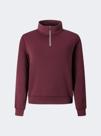 Erke Pullover Women Training Long Sleeve Dark Red