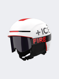 Fire & Ice Mips Mono Unisex Skiing Helmet White/Red