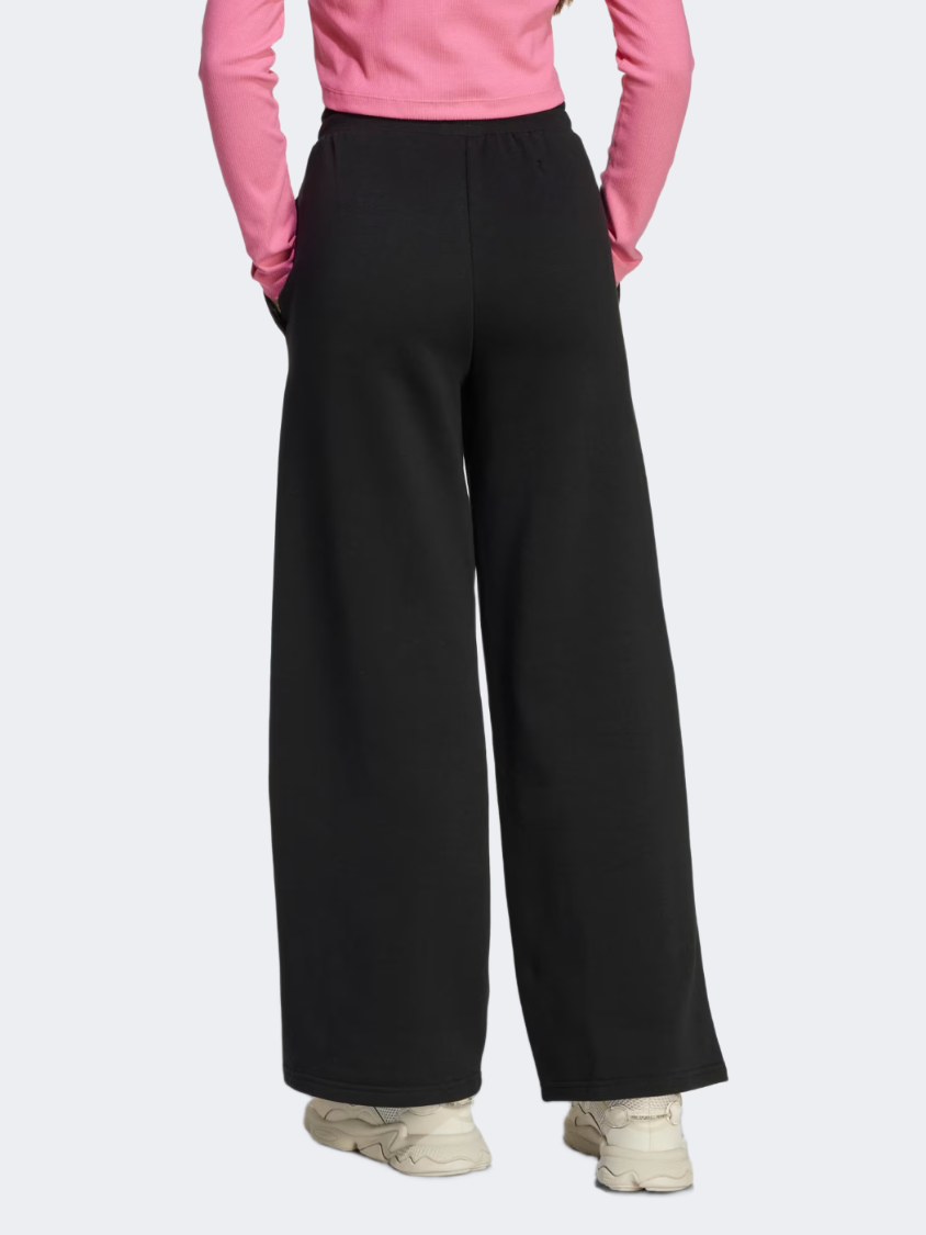 Adidas Wide Leg Kids-Girls Originals Pant Black/White