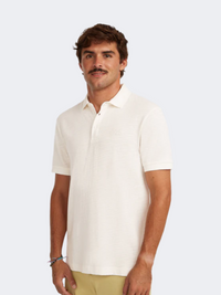 Oneill Slub Men Lifestyle Polo Short Sleeve Snow White