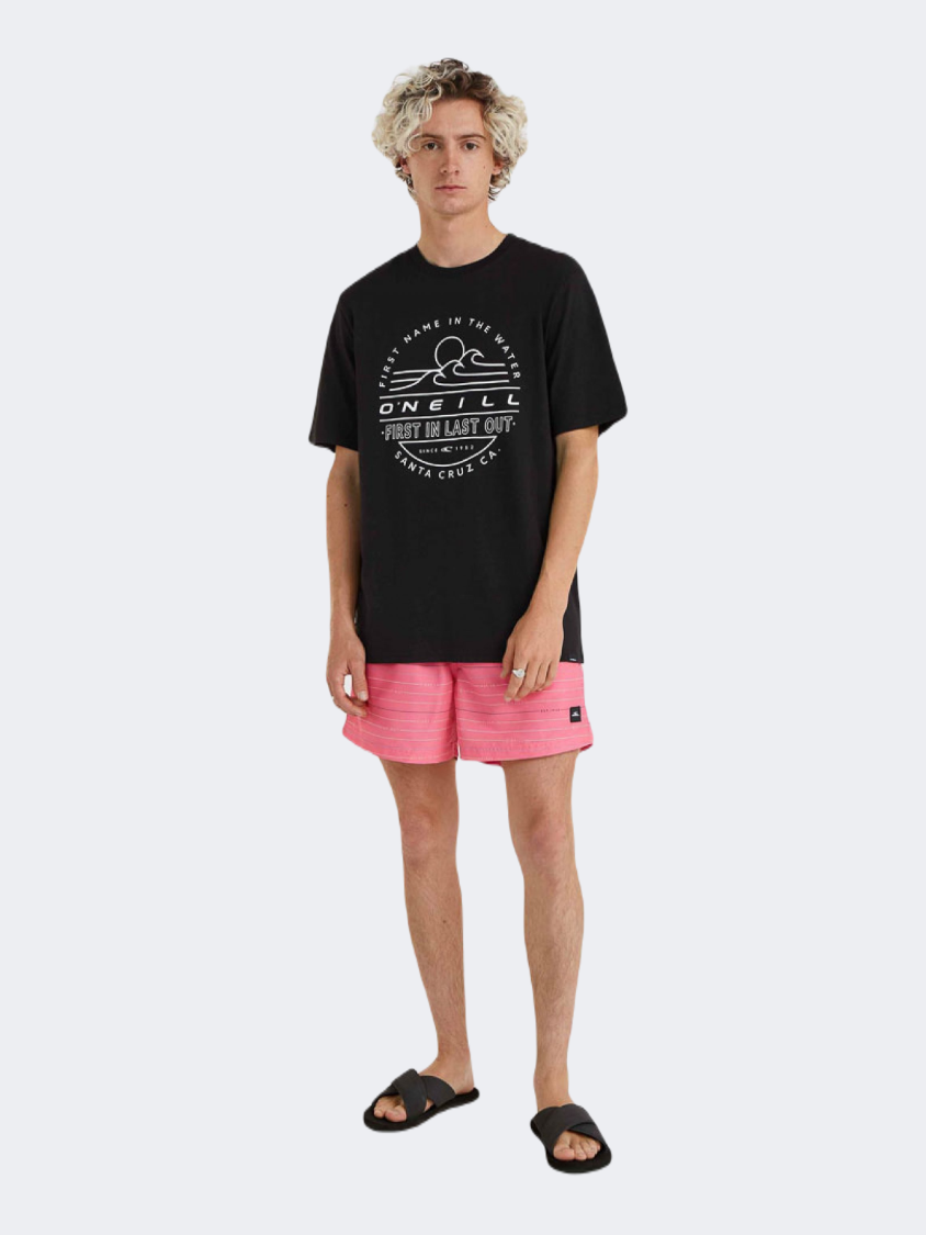 Oneill Muir Men Beach T-Shirt Black Out