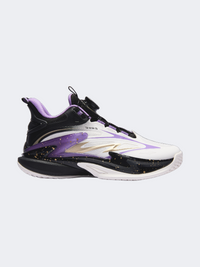 Erke Gs-Boys Basketball Mid Boa System White/Black/Gold