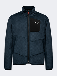 Salewa Puez Warm Full Zip Men Hiking Fleece Blueberry