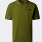 The North Face Piquet Men Lifestyle Polo Short Sleeve Forest Olive
