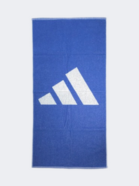 Adidas 3 Bar Small Unisex Swim Towel Royal Blue