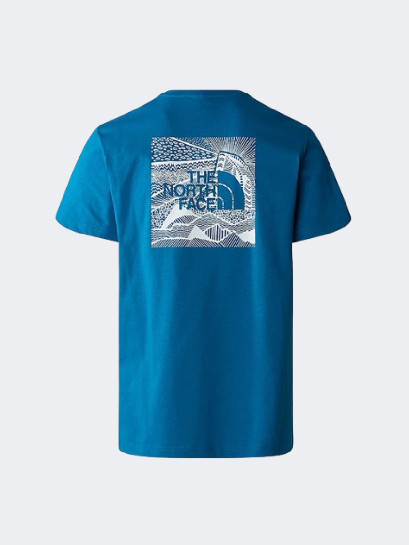 The North Face Redbox Celebration Men Lifestyle T-Shirt Adriatic Blue