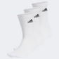 Adidas Cushioned Crew 3 Pairs Unisex Sportswear Sock White/Black
