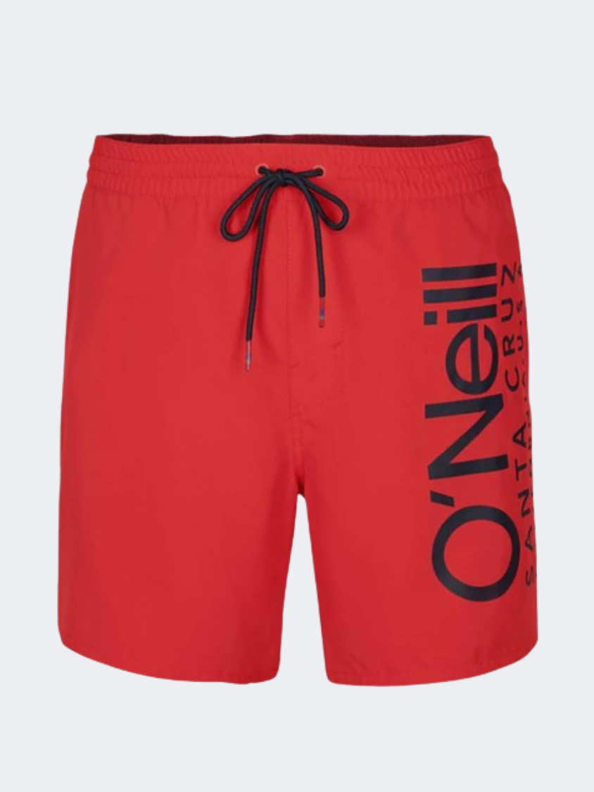ONeill Original Cali 16 Inch Men Beach Swim Short High Risk Red