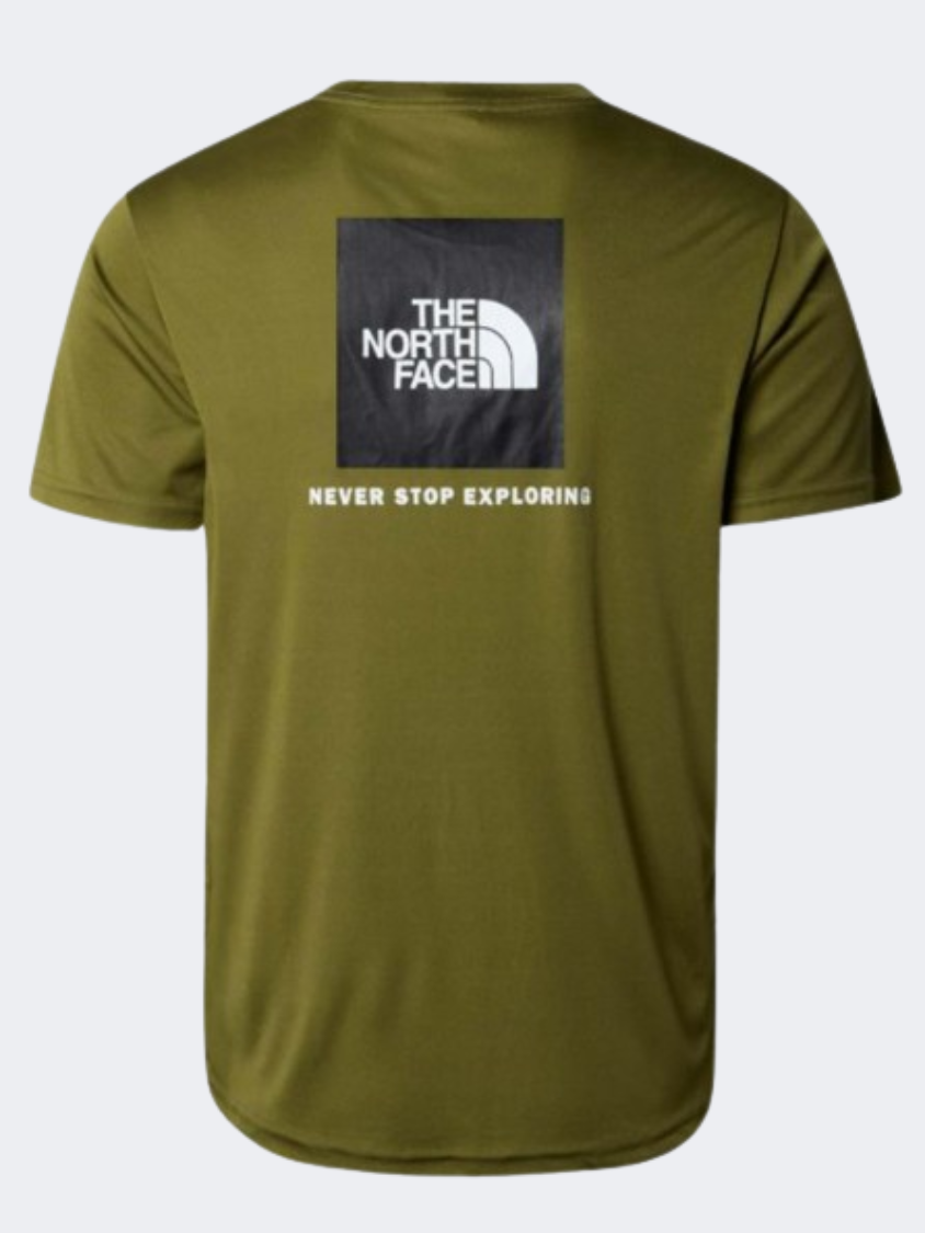 The North Face Reaxion Redbox Men Hiking T-Shirt Forest Olive
