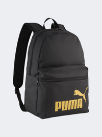 Puma Phase Unisex Lifestyle Backpack One Compartment Black/Gold