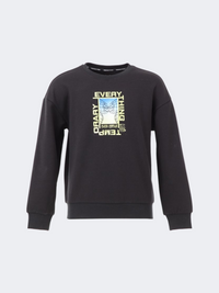Erke Pullover Kids Lifestyle Sweatshirt Black