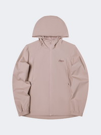 Erke Women Training Jacket Cream Pink