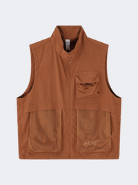 Erke Waistcoat Women Lifestyle Vest Dark Orange