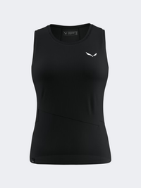 Salewa Puez Sporty Dry Women Hiking Tank Black Out