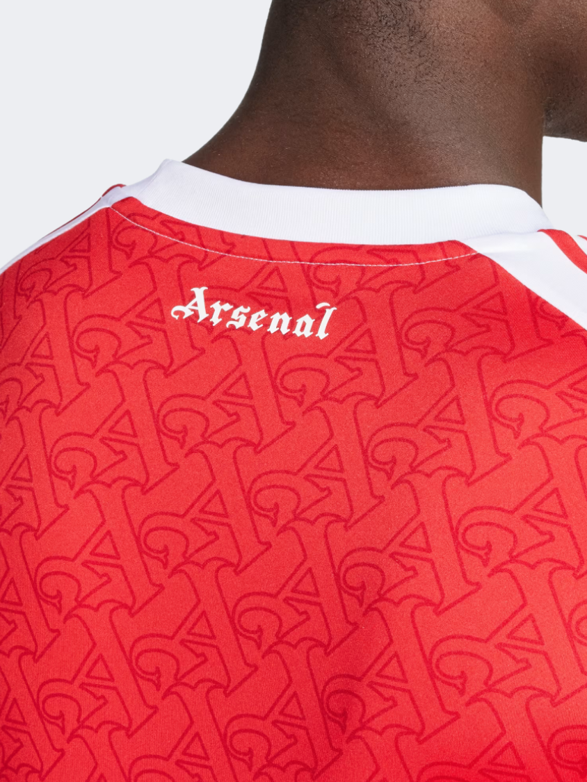 Adidas Arsenal 25/26 Home Jersey Men Football T-Shirt Better Scarlet