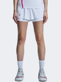 On Court Women Tennis Short White