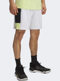 Under Armour Zone Men Basketball Short White/Black/Yellow