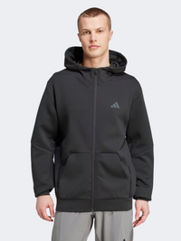 Adidas D4T Full Zip Men Training Hoody Black