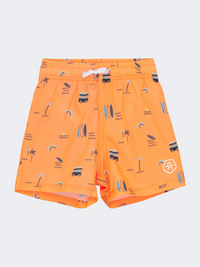 Color Kids Boys Beach Swim Short Orange