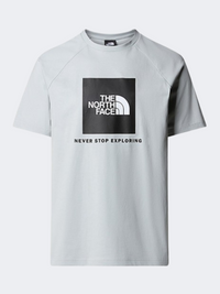 The North Face Raglan Redbox Men Lifestyle T-Shirt High Rise Grey