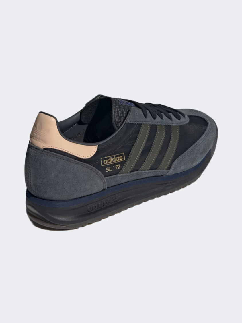 Adidas SL 72 Rs Men Original Shoes Black/Olive/Indigo