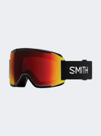 Smith Squad Unisex Skiing Goggles Black/Cp Sun Red