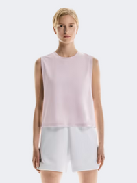 On Focus Crop Women Training Tank Orchid