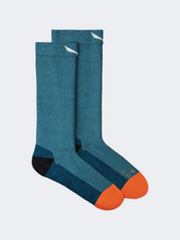 Salewa Mountain Trainer Merino Crew Men Hiking Sock Cendre Blue