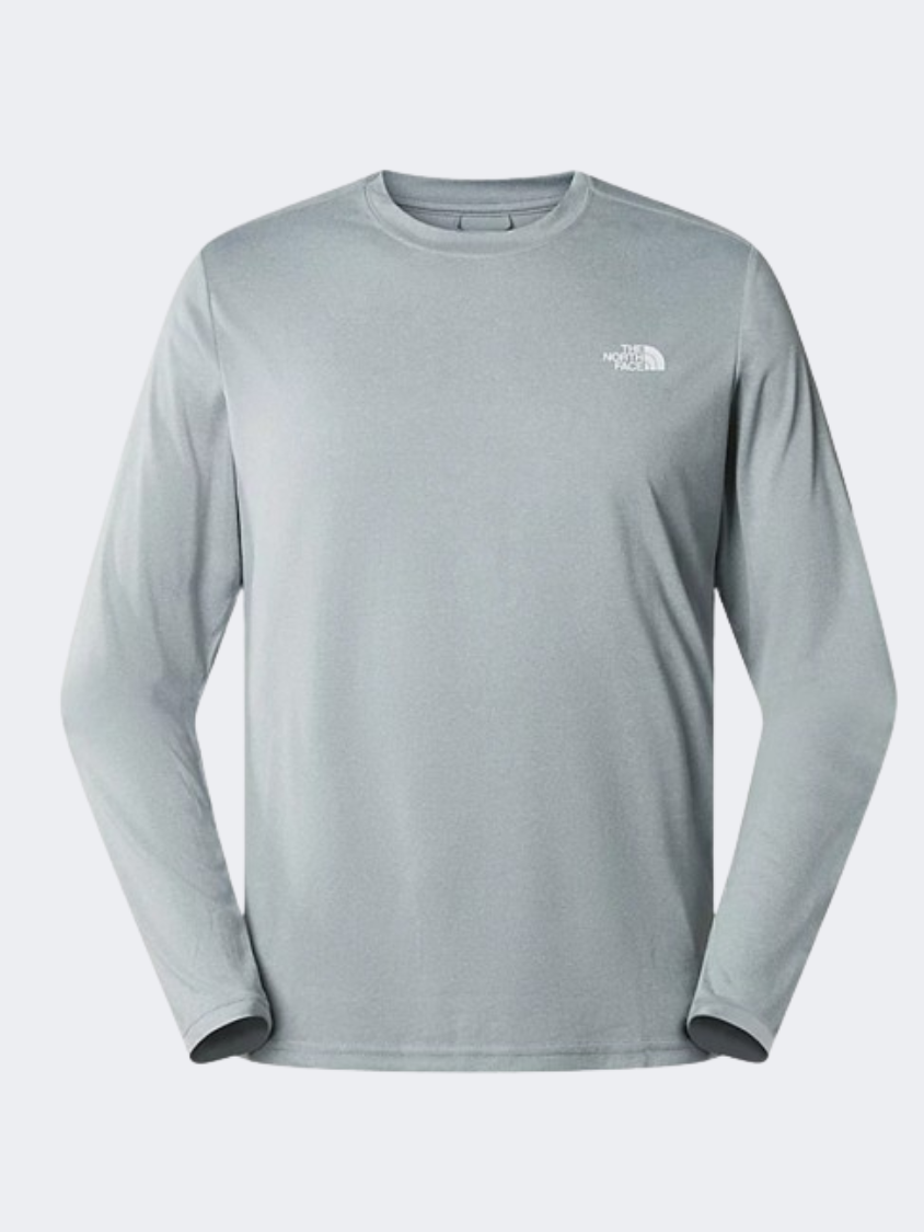 The North Face Reaxion Amp Men Hiking Long Sleeve Mid Grey Heather
