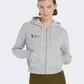 New Balance Nyc Marathon Coastal Fleece Full Zip Women Lifestyle Hoody Athletic Grey