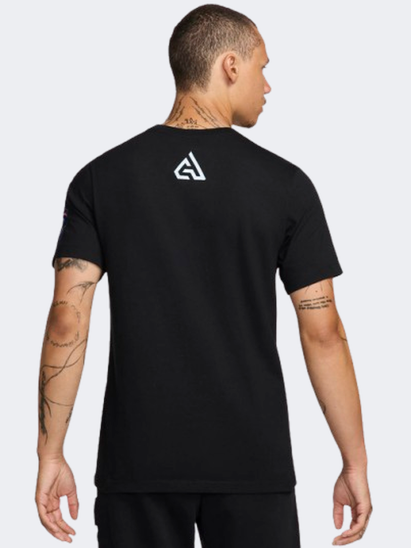 Nike Giannis Antetokounmpo Men Basketball T Shirt Black MikeSport Lebanon