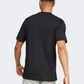 Adidas Tech Linear Graphic Men Sportswear T-Shirt Black