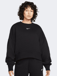 Nike Sportswear Phoenix Fleece Women Lifestyle Sweatshirt Black/Sail