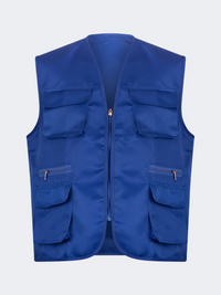 Top Ten Chic Unisex Life Style Vest Royal Blue