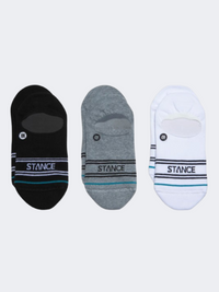 Stance Basic 3 Pack No Show Unisex Lifestyle Sock Multicolor
