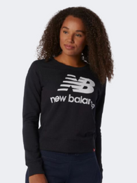 New Balance Crew Fleece Women Lifestyle Sweatshirt Black